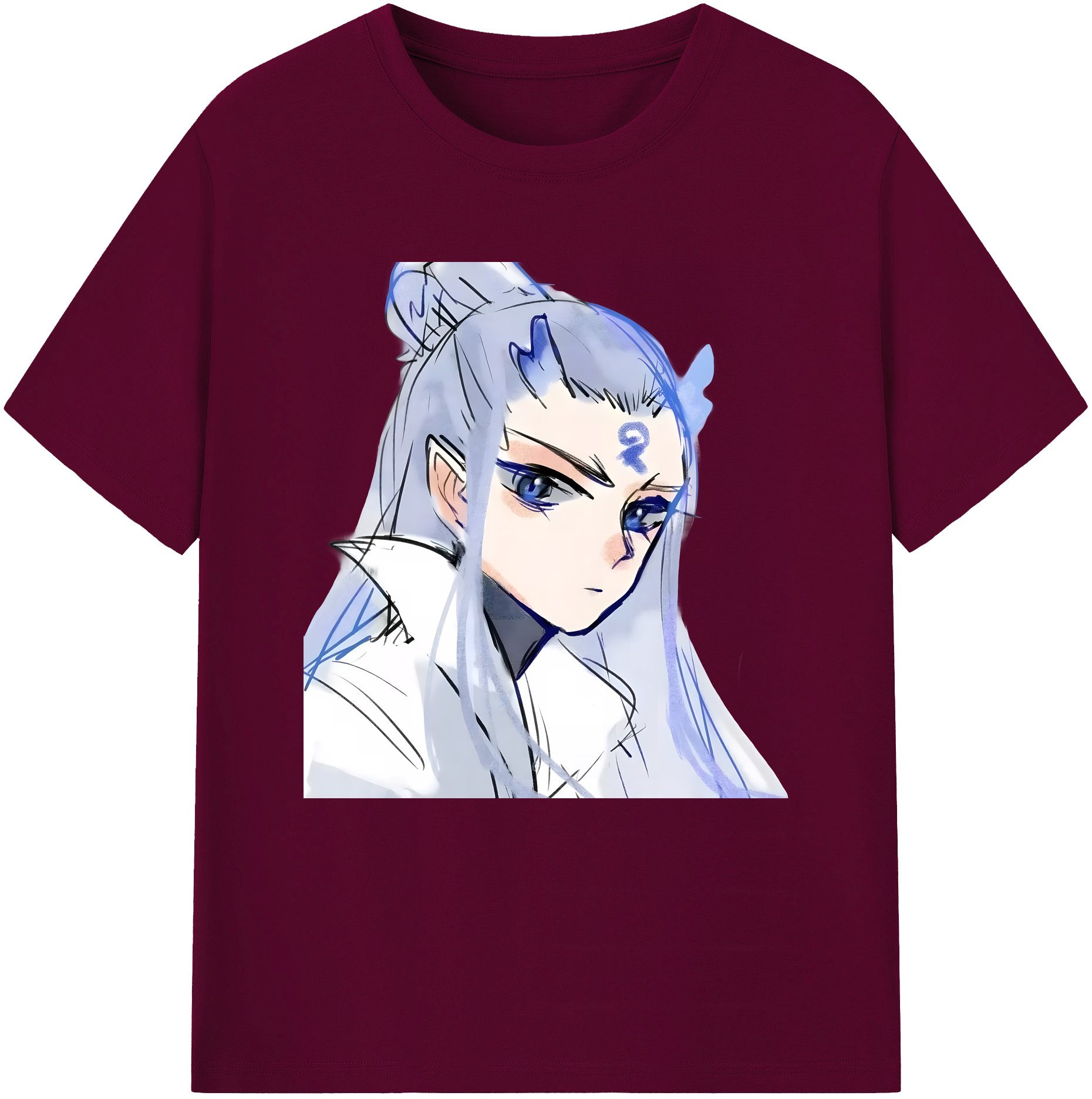（画像用） Ne Zha 2 ナタ 魔童の大暴れ レディースカジュアルプリントTシャツ（綿100％）